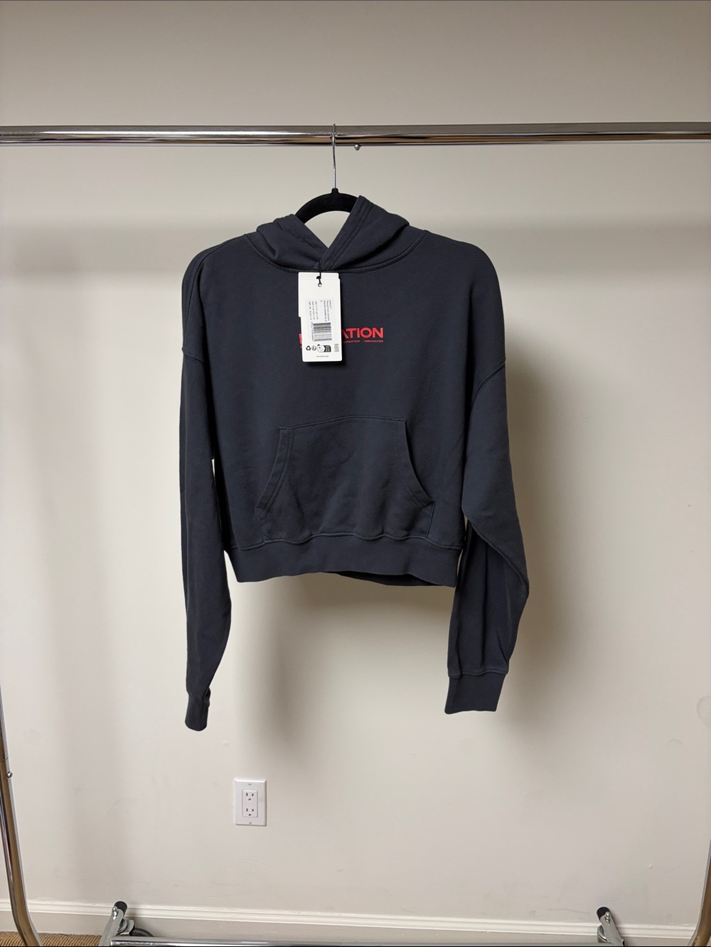 P.E Nation transition hoodie washed marine blue